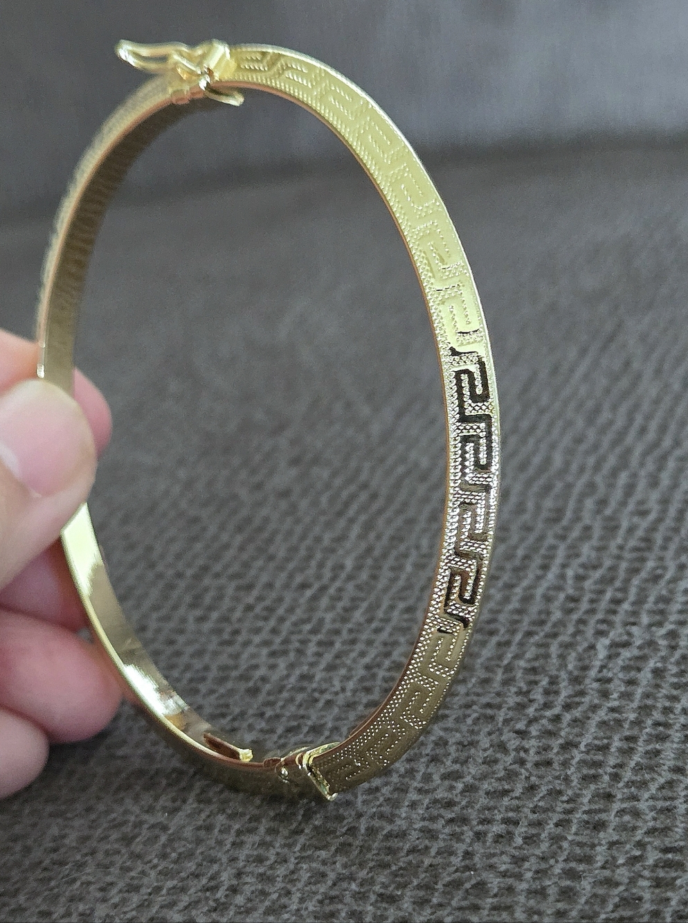 Mia Fiore Gold💛 Ridged Greek🇬🇷 Key🔑 Bracelet - NWT - Picture 2 of 16